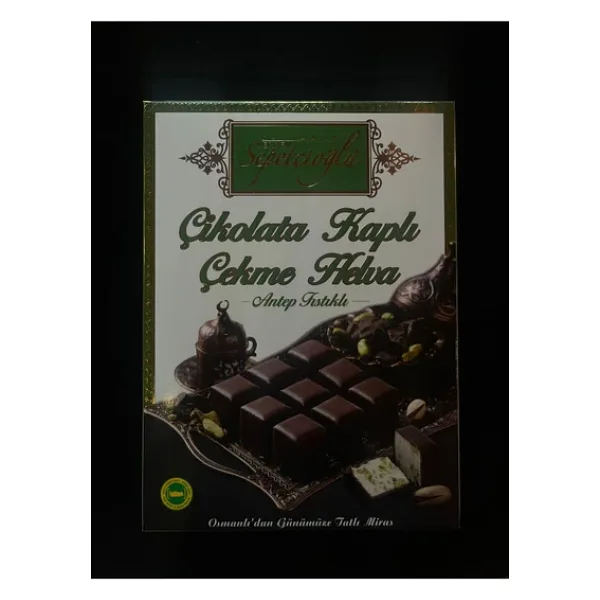 Erdem Sepetçioğlu Çikolata Kaplı Antep Fıstıklı Çekme Helva 320G
