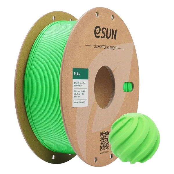eSUN PLA+ RGB 1.75 mm 1 kg Yeşil Filament