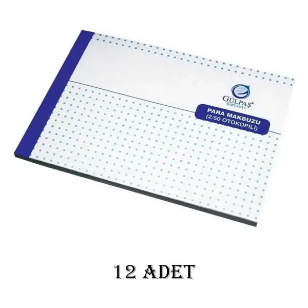 Gülpaş 675 Para Makbuzu 2/50 - 12 Adet