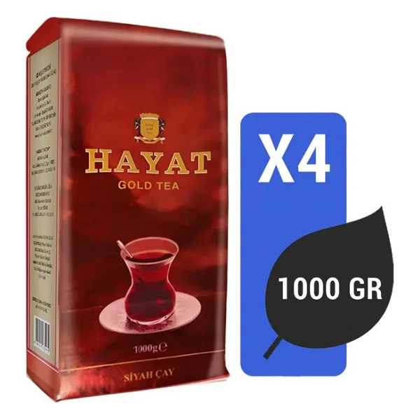 Güzel Çay Hayat Gold Tea 1000 Gr X 4 Adet