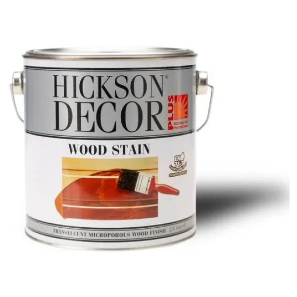 Hickson Decor Ultra Wood Stain - Renkli Ahsap Vernik Teak 2,5Lt