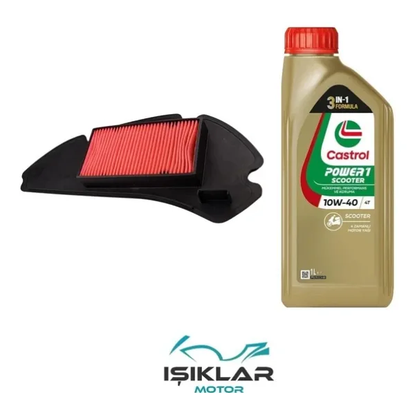 Honda Honda Sh 125 Castrol Yağ Ve Hava Filtre Bakım Seti Bs0037
