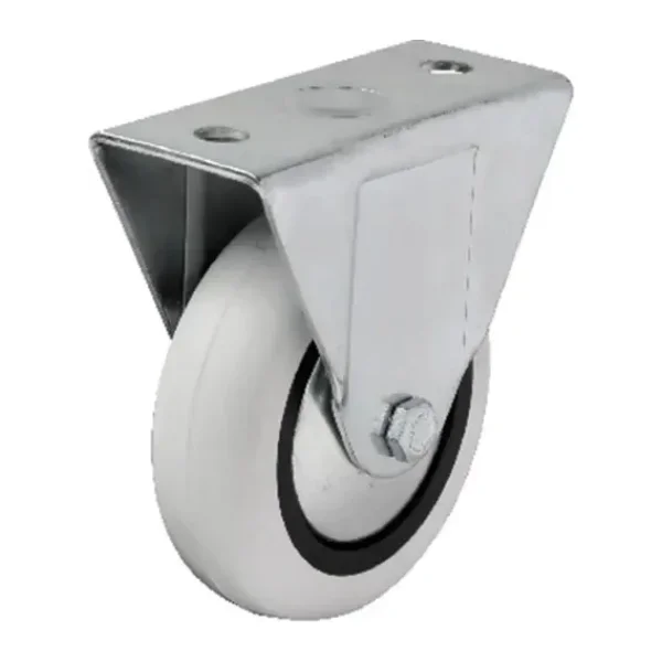 Hts 355 - 75x25 mm PVC Makaralı Sabit Teker 4 Adet