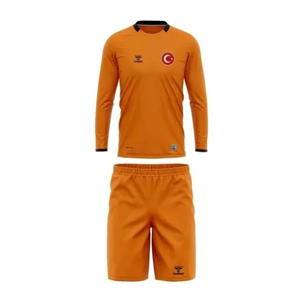 Hummel Royal Milli Takım Kaleci Forma Takımı Neon Turuncu