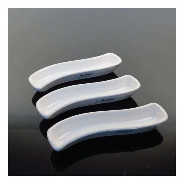 Keramika Ivory 18 cm 3 Adet Zeytinlik Beyaz
