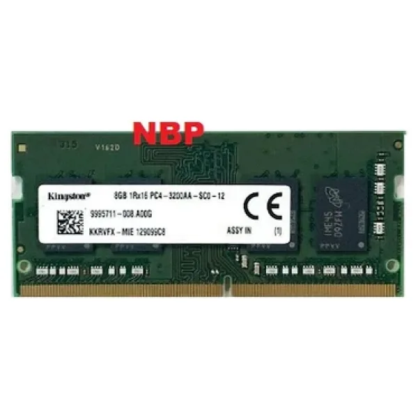 Kingston 8 GB Pc4-25600 3200Aa 3200Mhz So-Dimm Memory Kkrvfx-Mie Notebook Ram Bellek