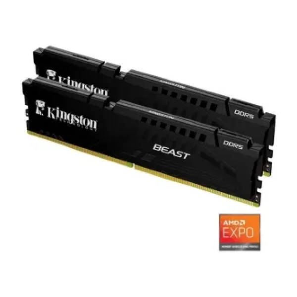 Kingston Beast Expo Black 32 GB (2X16) 6000 MHz CL30 KF560C30BBEK2/32TR DDR5 Ram