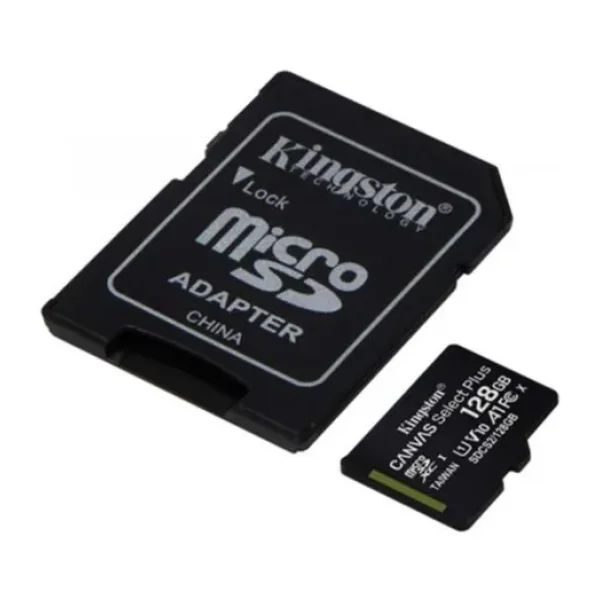 Kingston Canvas Select Plus SDCS2/128GB Class 10 U1 A1 V10 128 GB Micro SD Kart