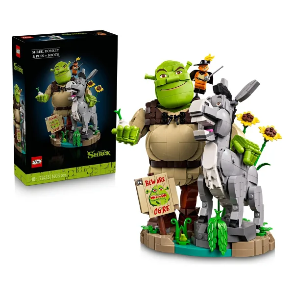 Lego 72423 Shrek Eşek ve Çizmeli Kedi