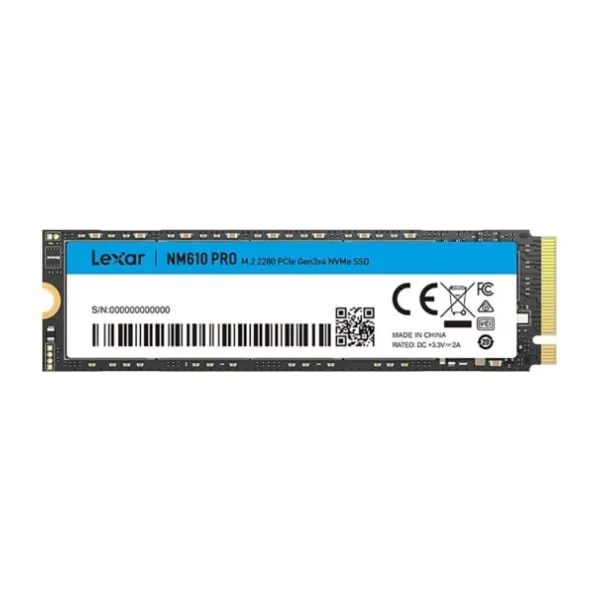 Lexar NM610 PRO M.2 NVMe SSD 1TB 3300MB/s Okuma 2700MB/s Yazma Hızı