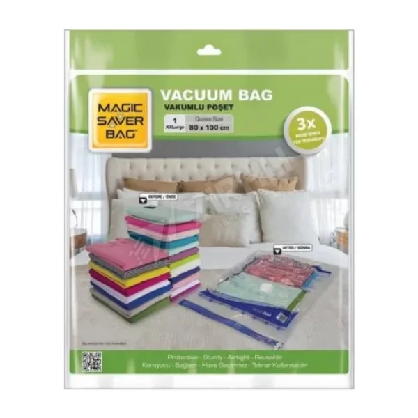 Magic Saver Bag Tekli XXL Vakumlu Poşet