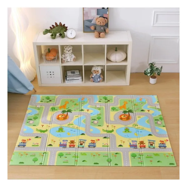 Mooiebaby's Funny Zoo Cute Animals Katlanabilir Oyun Matı Oyun Halısı 150 x 180 x 1 cm - 0,60 x 19 x 29 cm