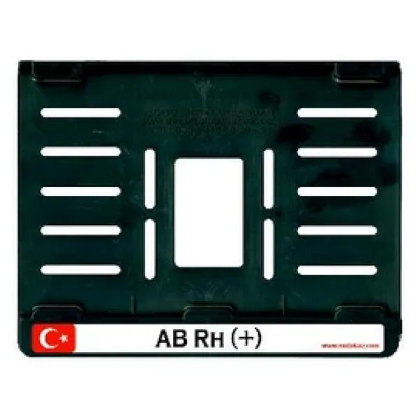 Motosiklet Pleksi Plakalık AB Rh (-)