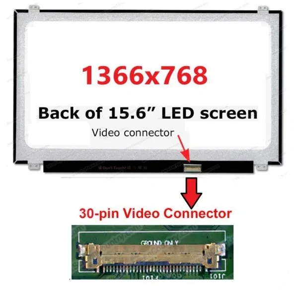 N156bga-Ea2 Ekran 15.6 Slim 30 Pin Ekran