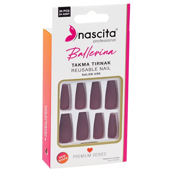 Nascita 24'lü Ballerina Renkli Takma Tırnak - 154