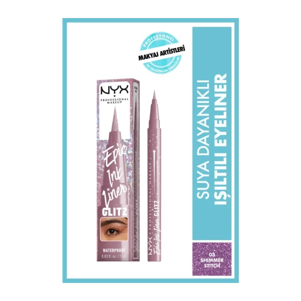 NYX Professional Makeup Epic Ink Liner Glitz 03 Shimmer Stitch Eyeliner
