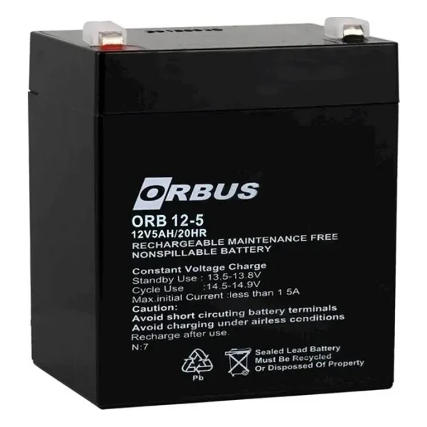 Orbus ORB12-5 12 V 5 Ah Motosiklet Aküsü