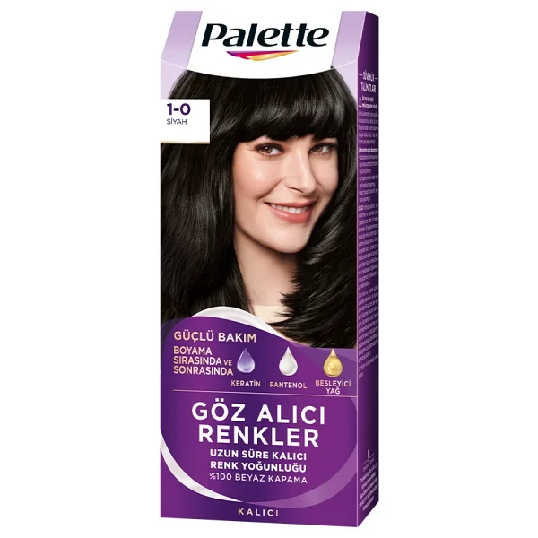 Palette Göz Alıcı Renkler 1.0 Siyah Saç Boyası