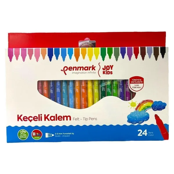 Penmark Süper Yıkanabilir 24'lü Keçeli Kalem Seti