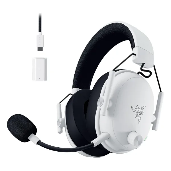 Razer BlackShark V3 RZ04-05410400-R3M1 Beyaz 7.1 USB Kablolu/Kablosuz Kulak Üstü Oyuncu Kulaklığı
