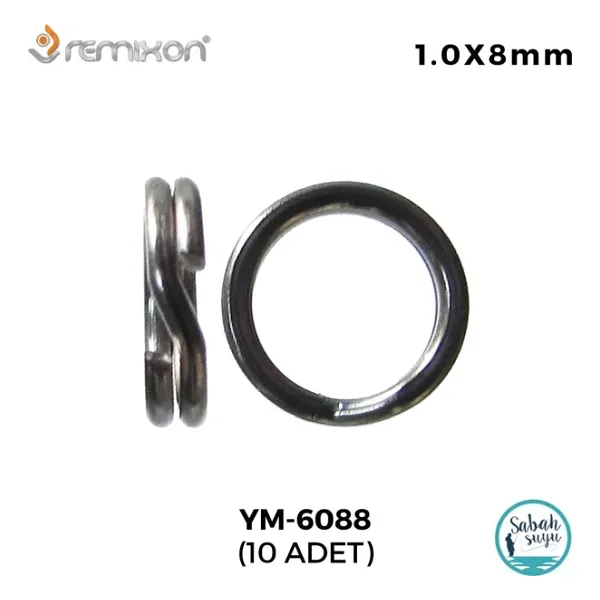 Remixon YM-6088 Split Ring Halka 1.0X8mm (10Ad)