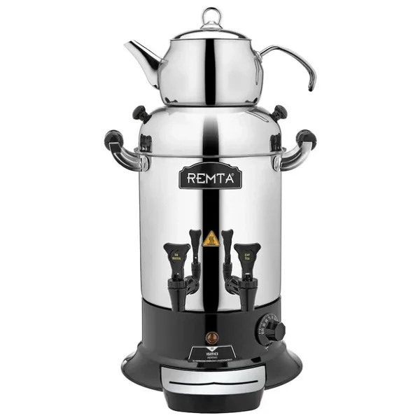 Remta Maksi Çift Demlikli Çay Makinesi-R27-16 Litre-DEMLİK DAHİLDİR