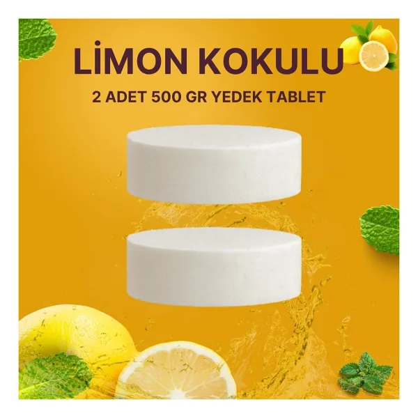 Saban 2x500 Gram - Limon Kokulu, Nem Alıcı Rutubet Ve Küf Önleyici Yedek Tablet
