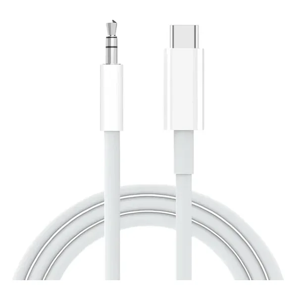 Schitec Type-c to 3.5mm Aux Ses Kablosu Dönüştürücü Beyaz AX806