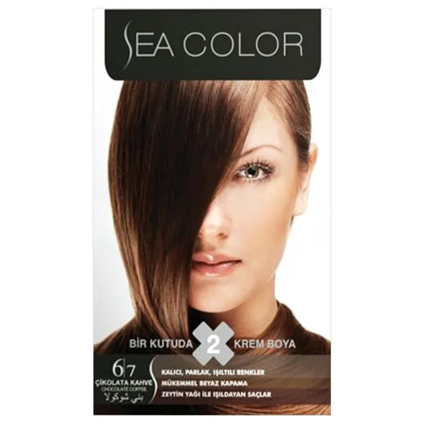 Sea Color 6.7 Çikolata Kahve Saç Boyası