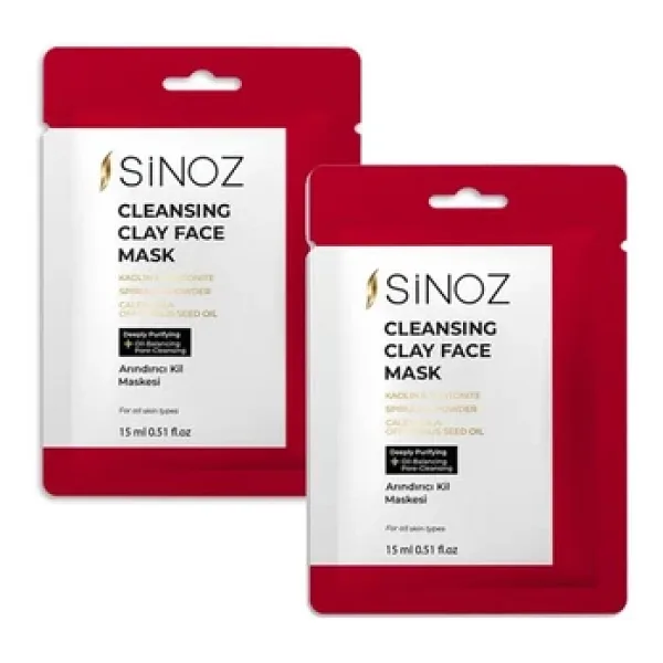 Sinoz Tek Kullanımlık 15 Ml Yüz Bakım Maskesi X2 Adet