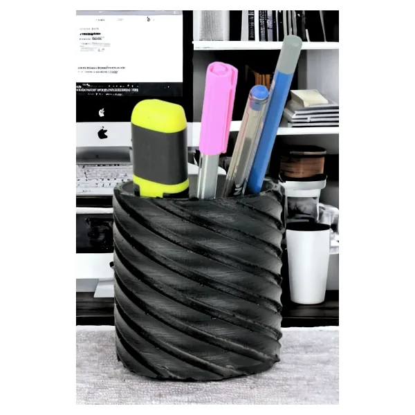 Starlightning Kalemlik Siyah Renk Masa Kalemliği Organizer Kalemlik Model 6
