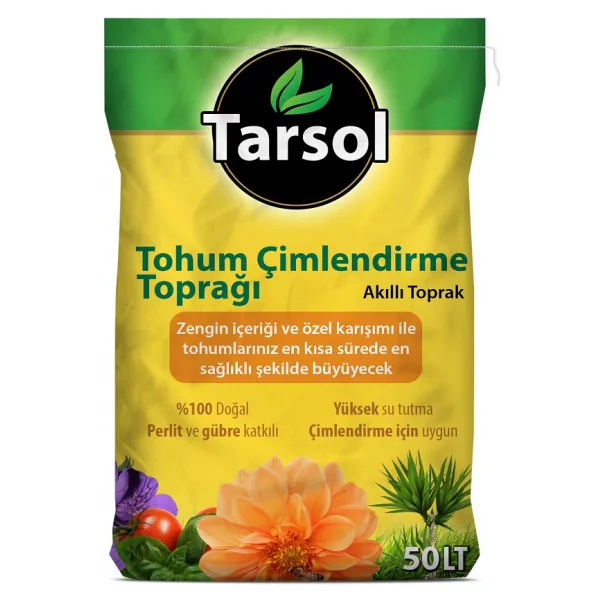Tarsol Torf Tohum Çimlendirme Toprağı 50 Lt