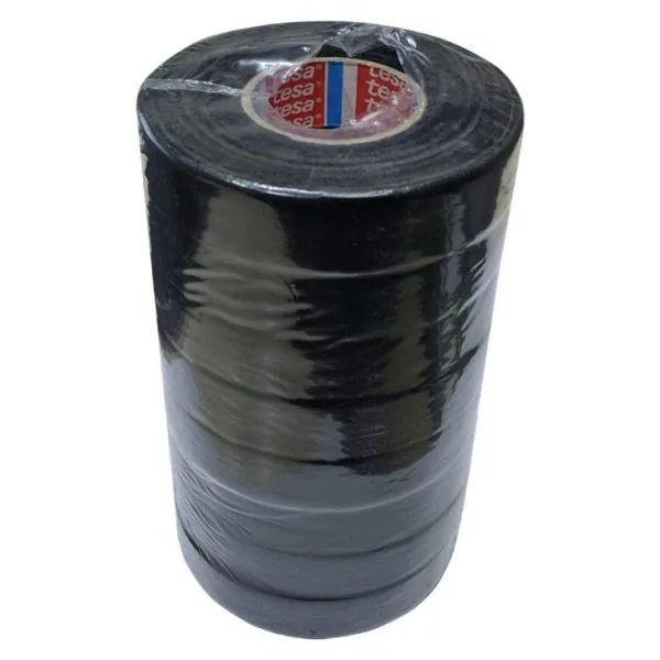 Tesa Tüylü Bez Bant Isıya Dayanıklı Kablo Sarma Bandı 19 mm x 15 Metre (8 Adet) - 19 mm x 15 m