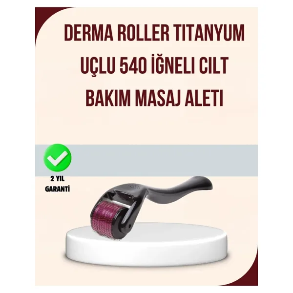 Titanyum Mikro Iğneli Dermaroller 1 mm Kırışıklık ve Leke Karşıtı