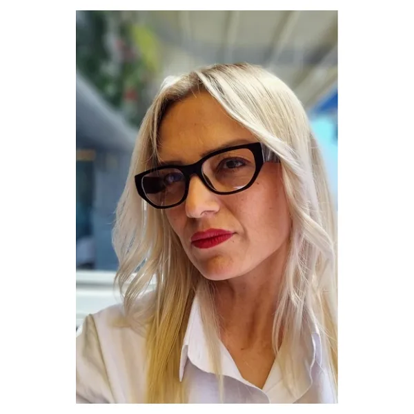 Uniquetrenders Kadın Mandy Mavi Işık Korumalı Dinlendirici Cat Eye Model Ekran Gözlüğü