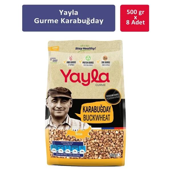 Yayla Gurme Karabuğday 500 gr x 8 Adet