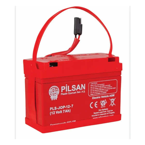 12 VOLT 7 AMPER AKÜLÜ ARABA AKÜSÜ 12 V 7 A ORJİNAL PİLSAN AKÜ
