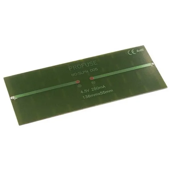 4.5V 250mA Solar Panel - Güneş Pili 136x55mm