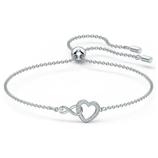 5524421 Swarovski Bileklik Swa İnfinity-Bracelet Simple Cry-Rhs M