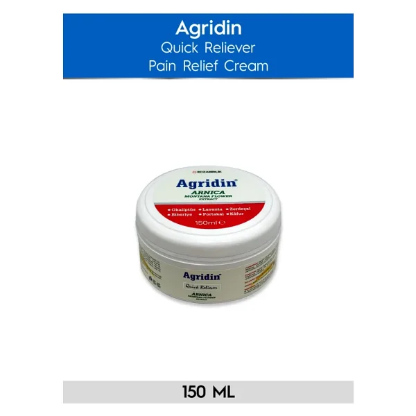 Agridin Arnica Rahatlatıcı Krem 150 ml