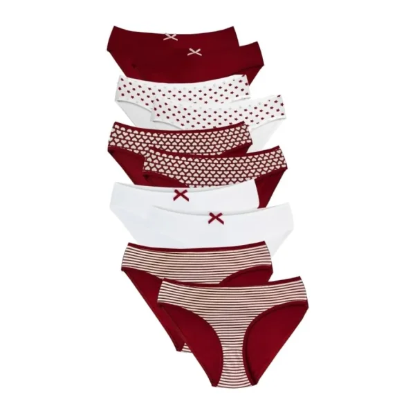 ALYA UNDERWEAR Kız Çocuk Külot, Pamuklu, Rahat Kız Çocuk Slipleri 10'lu Paket (X27, 12-13 Yaş)