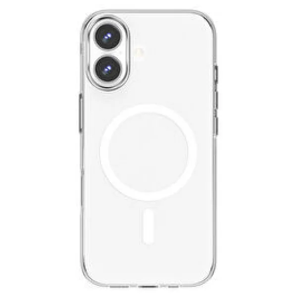 Apple iPhone 17 Kılıf M-safe Şarj Özellikli Wiwu YXK-208 Invisible Ultra Sert PC Kapak - Şeffaf
