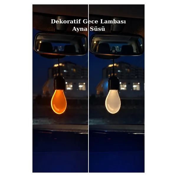 AutoLX AutoLuxa Araç İçi Dekoratif LED Ampul Ambiyans Aydınlatma Dikiz Aynası Süsü
