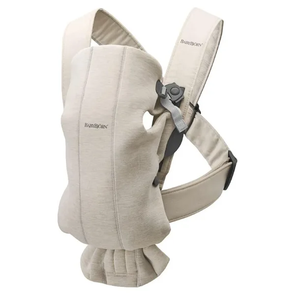 BabyBjörn Mini 3D Cotton Jersey Light Beige Kanguru