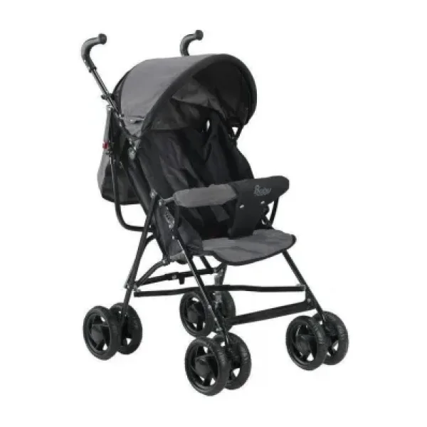 Babyhope SC-100 Tam Yatarlı Siyah Baston Bebek Arabası