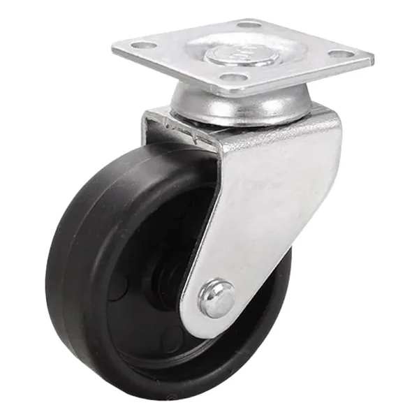 Badem10 Mobilya Ofis Koltuk Tekeri Vidalı Yük Taşıma Alışveriş Sepeti Tablalı Teker 50 MM x 20 mm GRİ
