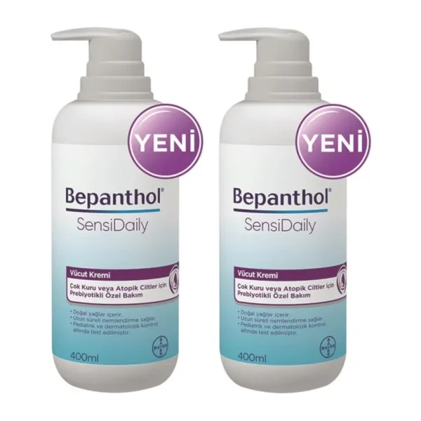 Bepanthol SensiDaily 400 ml 2 Adet Vücut Kremi