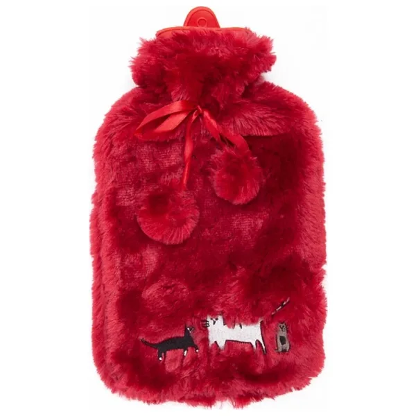 Biggdesign Cats Bordo Peluş Sıcak Su Torbası