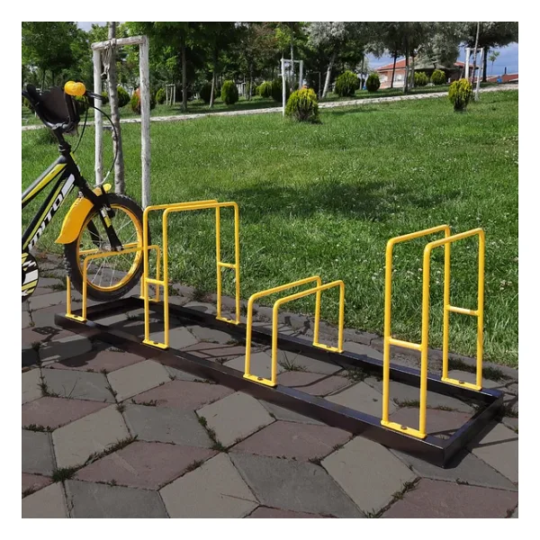 Bisiklet Park Yeri 4 Lü Bisiklet Park Demiri Dörtlü Bisiklet Koyma Yeri (Dörtlü)