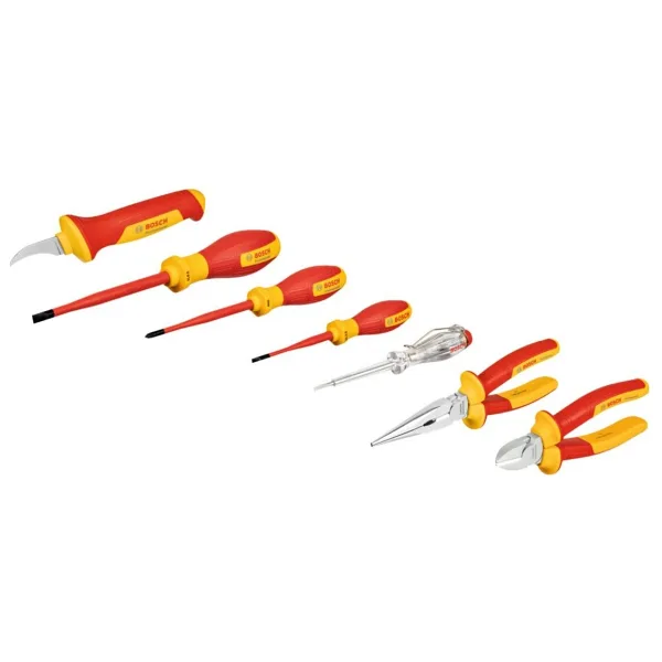 Bosch VDE 1600A02NG3 7 Parça El Aletleri Seti